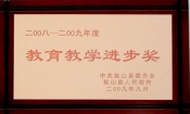 2009縣教育教學進步獎